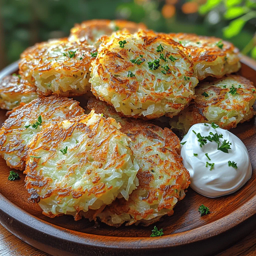 Welcome to the delightful world of Crunchy Cabbage & Onion Delights! This recipe not only tantalizes your taste buds but also embodies the essence of comfort food in a light and healthy package. With its crispy exterior and tender interior, this dish is a perfect blend of flavor and texture. Whether served as a snack, appetizer, or side dish, these fritters are sure to become a household favorite.