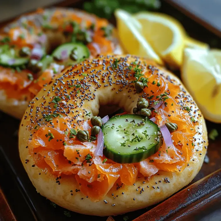 To create the perfect Smoked Salmon Breakfast Bagels, it’s essential to understand the role of each ingredient in enhancing the overall flavor and experience of the dish. Let's take a closer look at the key components that make these bagels so special.