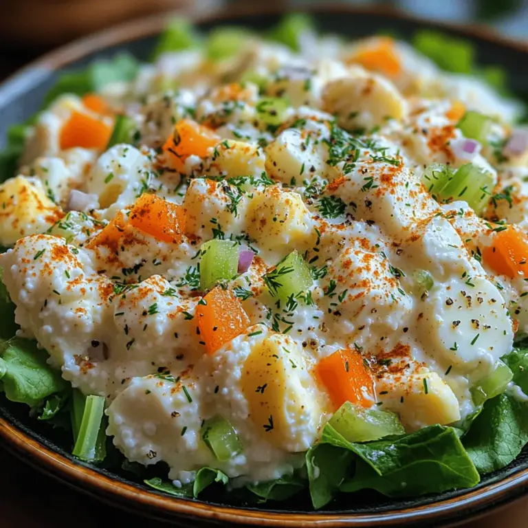 To create the perfect Creamy Cottage Delight Egg Salad, it's essential to understand the role of each ingredient used in the recipe. This section will explore the key components, their benefits, and how they contribute to the overall flavor and texture of the dish.