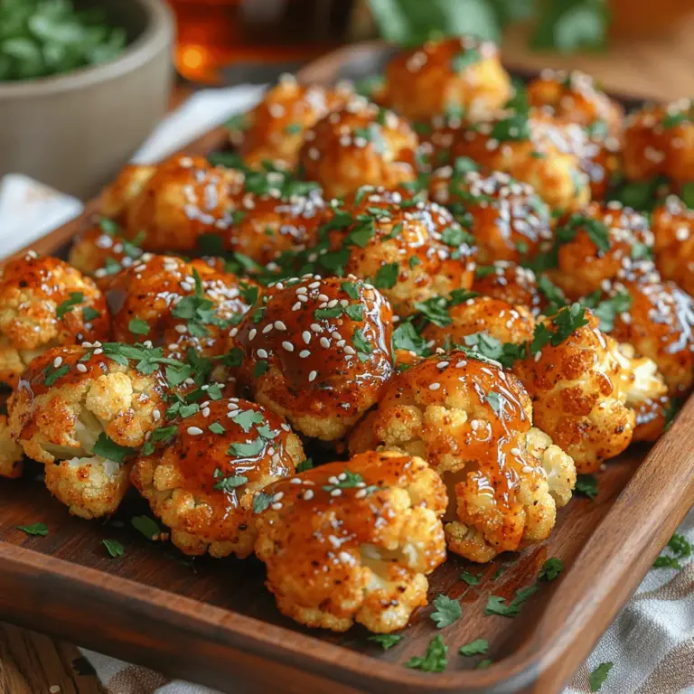 In recent years, the culinary world has witnessed a remarkable shift towards plant-based recipes, as more people embrace healthier eating habits and sustainable food choices. This transition has not only sparked interest in vegetables but has also opened the door to innovative and delicious ways to incorporate them into everyday meals. One dish that perfectly exemplifies this trend is the Sweet & Spicy Baked Cauliflower Delight. This creation is not just a side dish; it is a versatile and flavorful centerpiece that can stand proudly alongside any main course.