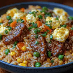 Fried rice is more than just a dish; it is a culinary tradition found in kitchens across the globe, celebrated for its simplicity and versatility. From the bustling streets of Bangkok to the home kitchens of Beijing, fried rice embodies comfort food, expertly balancing flavors and textures while allowing for a plethora of ingredient combinations. Among the many iterations of this beloved dish, savory onion beef fried rice stands out as a hearty and satisfying option that brings together the tenderness of beef, the sweetness of onions, and the fragrant allure of seasoned rice.