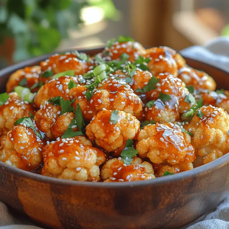 The foundation of any great recipe lies in its ingredients. Here, we delve into the components that make Sticky Sriracha Honey Cauliflower so special.