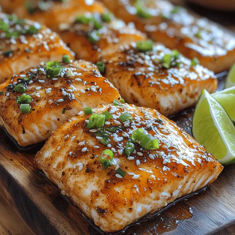 If you're looking for a dish that combines delightful flavors with health benefits, look no further than Sweet Soy Glazed Mahi Mahi. This recipe is not just about satisfying your taste buds; it’s a culinary journey that celebrates the exquisite flavors of the ocean. Mahi Mahi, with its firm texture and mild flavor, provides the perfect canvas for a glaze that is sweet, savory, and rich in umami. The marriage of these flavors creates a dish that is both comforting and sophisticated, making it an ideal option for weeknight dinners and special occasions alike.