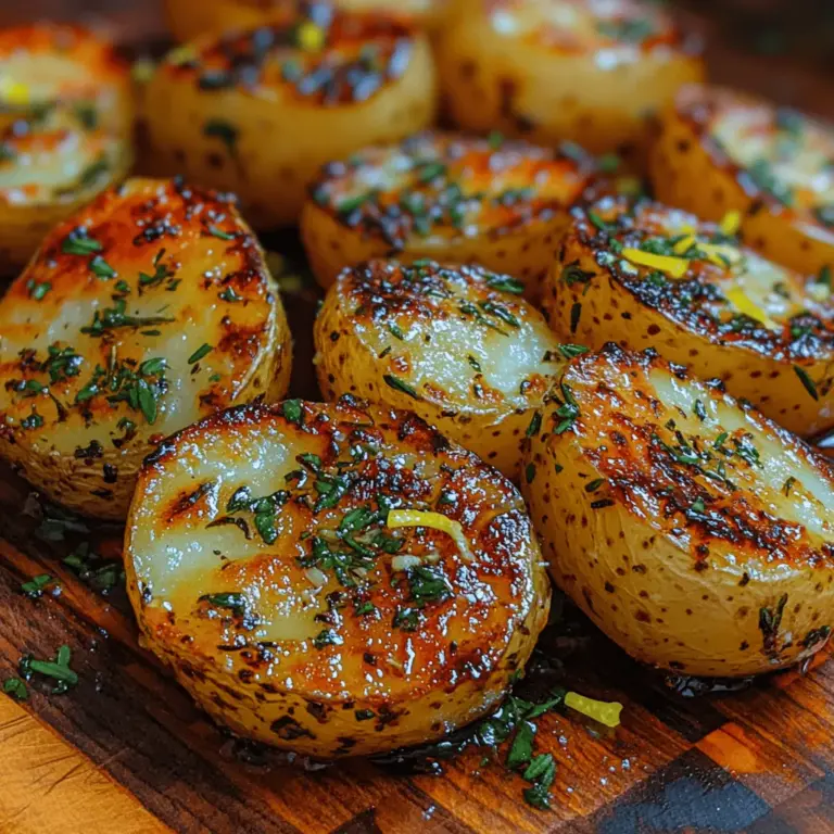 When it comes to side dishes that can elevate any meal, few can compete with the heavenly combination of roasted garlic and fresh herbs enveloping tender potatoes. The Roasted Garlic Herb Butter Potatoes recipe is a culinary masterpiece that embodies simplicity and comfort, making it a go-to choice for family dinners, gatherings, or even as a delightful treat for yourself. The appeal of this dish lies not only in its incredible flavor but also in its visually enticing presentation, featuring golden-brown potatoes glistening with herb-infused butter.