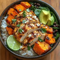 In the ever-evolving landscape of comfort food, the Savory Comfort Chicken & Sweet Potato Rice Bowl stands out as a nourishing and satisfying meal that encapsulates warmth and flavor in each bite. This dish is not just a meal; it’s a cozy embrace on a plate, combining hearty ingredients that work harmoniously to deliver both taste and nutrition. The combination of tender chicken, sweet potatoes, and vibrant vegetables creates a delightful balance that appeals to both the palate and the body.