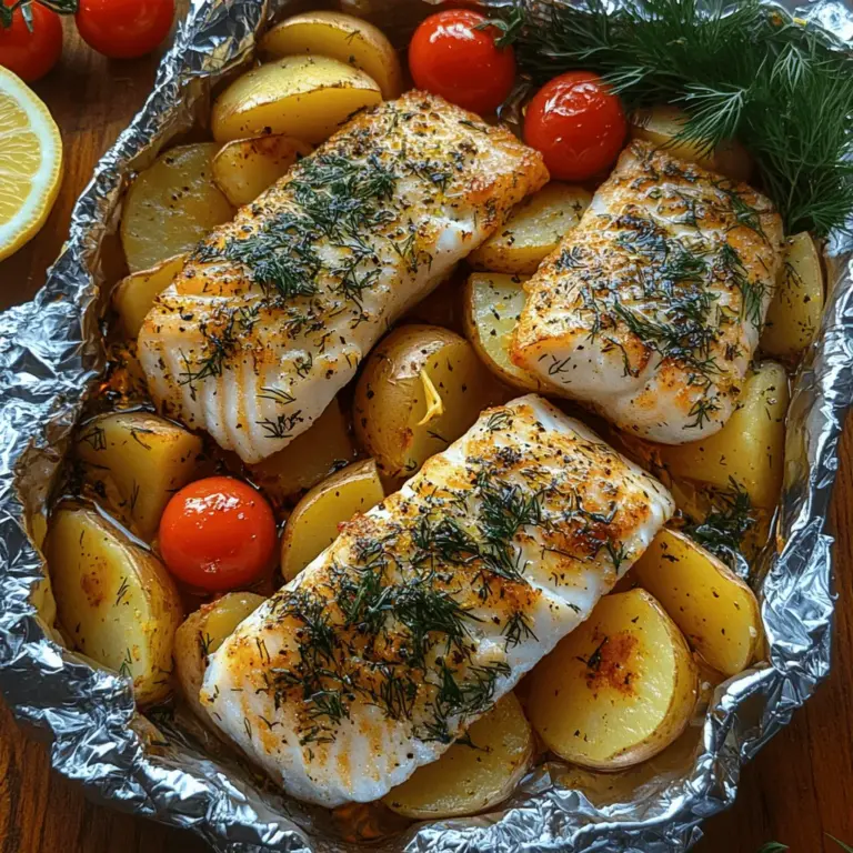 The success of any recipe hinges on the quality of its ingredients, and Herbed Fish & Potato Foil Packs are no exception. Each component plays a crucial role in creating a dish that is not only satisfying but also bursting with flavor.