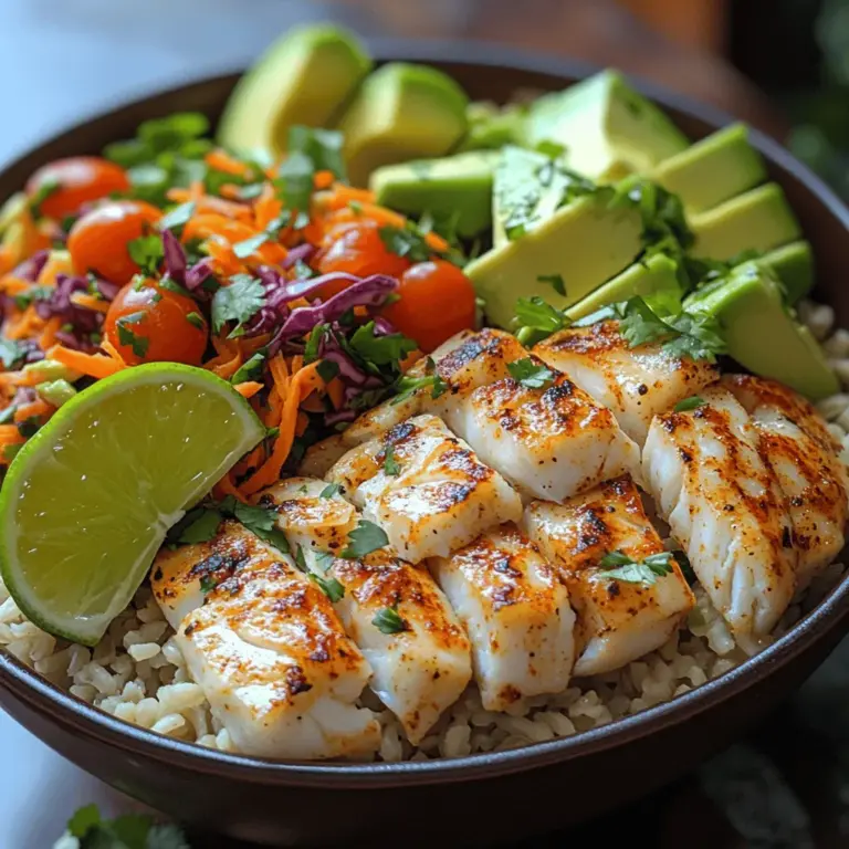Fish taco bowls are a delightful and healthy meal option that has steadily gained popularity in the culinary world. This innovative dish combines vibrant flavors and textures, making it not only a feast for the palate but also a visual delight. The essence of fish taco bowls lies in their freshness and zest, which come from a medley of ingredients that celebrate the sea and the garden alike. With the right balance of nutritious components, these bowls offer a satisfying meal that can be enjoyed at any time of the day.
