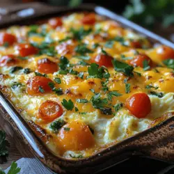 Welcome to the delightful world of the Savory Cottage Cheese Egg Bake! This versatile dish has captured the hearts of breakfast lovers and health enthusiasts alike, serving as a protein-packed option that can seamlessly transition from breakfast to brunch and even dinner. The Savory Cottage Cheese Egg Bake is not only a culinary delight but also a powerhouse of nutrition, making it an ideal choice for anyone looking to enjoy a wholesome meal without compromising on flavor.