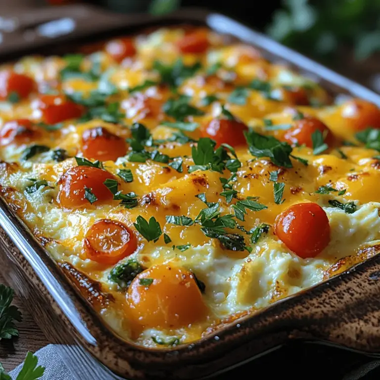 Welcome to the delightful world of the Savory Cottage Cheese Egg Bake! This versatile dish has captured the hearts of breakfast lovers and health enthusiasts alike, serving as a protein-packed option that can seamlessly transition from breakfast to brunch and even dinner. The Savory Cottage Cheese Egg Bake is not only a culinary delight but also a powerhouse of nutrition, making it an ideal choice for anyone looking to enjoy a wholesome meal without compromising on flavor.