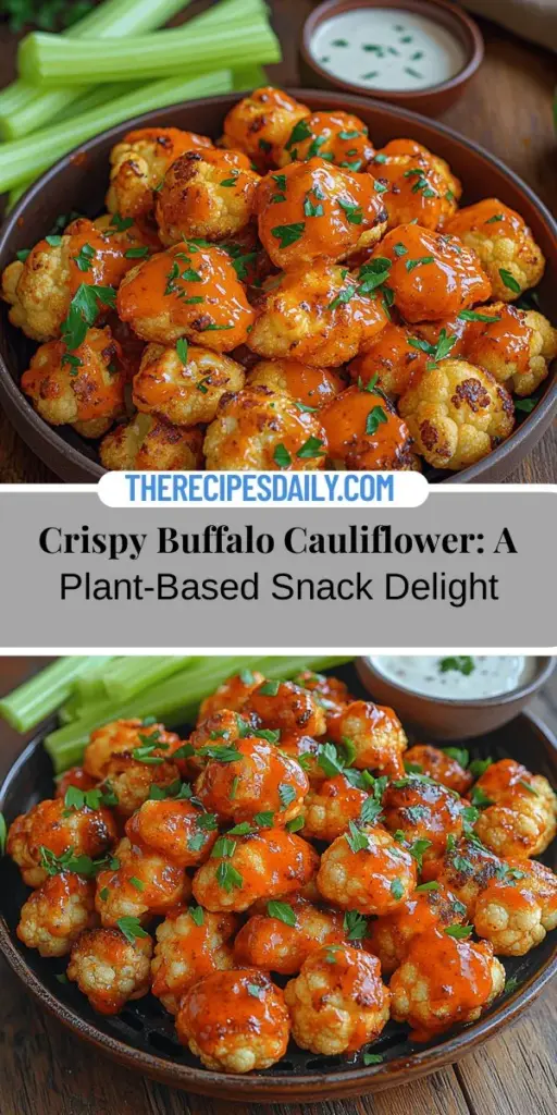 Discover a delicious and healthy twist on classic buffalo wings with Crispy Air Fryer Buffalo Cauliflower! This plant-based snack offers a satisfying crunch and bold flavors, perfect for game days or as a tasty appetizer. Utilizing an air fryer, this recipe requires less oil while achieving that ideal crispiness. Learn how to prepare, season, and cook cauliflower to perfection for a guilt-free treat that everyone will love. Enjoy the ease and fun of making this irresistible dish!