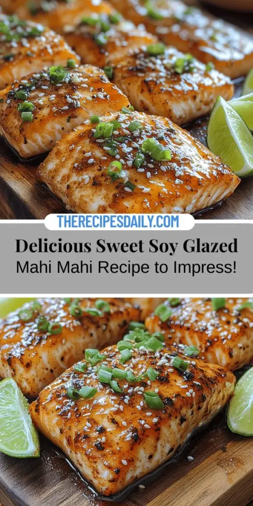 Discover the delicious and healthy Sweet Soy Glazed Mahi Mahi recipe that beautifully marries sweet and savory flavors. This dish features Mahi Mahi, a firm and mild fish that's perfect for soaking up a rich glaze made from soy sauce, honey, garlic, and ginger. Learn how to marinate, cook, and serve this delectable fish, complete with tips on pairing it with vibrant vegetables and fluffy rice for a stunning presentation. Elevate your dinner experience with this flavorful recipe!