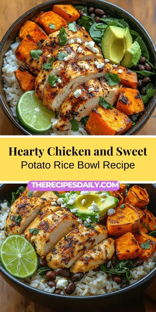 Discover the coziness of the Savory Comfort Chicken & Sweet Potato Rice Bowl, a nourishing meal that combines tender chicken, sweet potatoes, and colorful veggies for a delightful balance of flavors and nutrients. This versatile bowl is perfect for meal prep and can be easily customized to suit your taste. With its health benefits and indulgent taste, it's an ideal choice for any occasion, from busy weeknights to casual gatherings. Try this comforting recipe today!