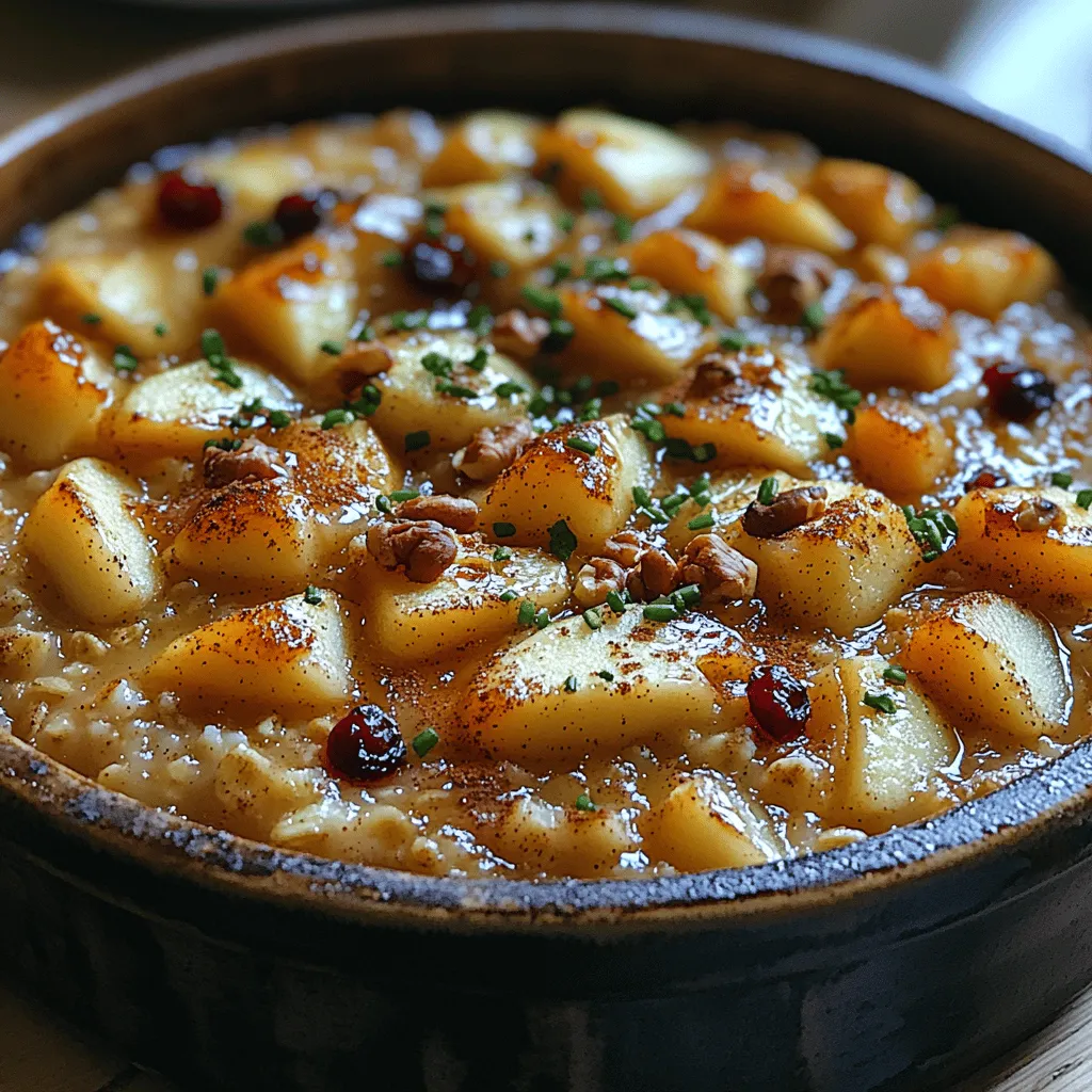 As the cool breeze of autumn sweeps in, nothing quite matches the comfort of a warm, hearty bake. Enter the Cozy Oatmeal Apple Bake—a delightful dish that brings together the wholesome goodness of oats and the natural sweetness of apples. This recipe is not just a treat for the taste buds; it's a nourishing meal that can be enjoyed at breakfast or as a delightful dessert.