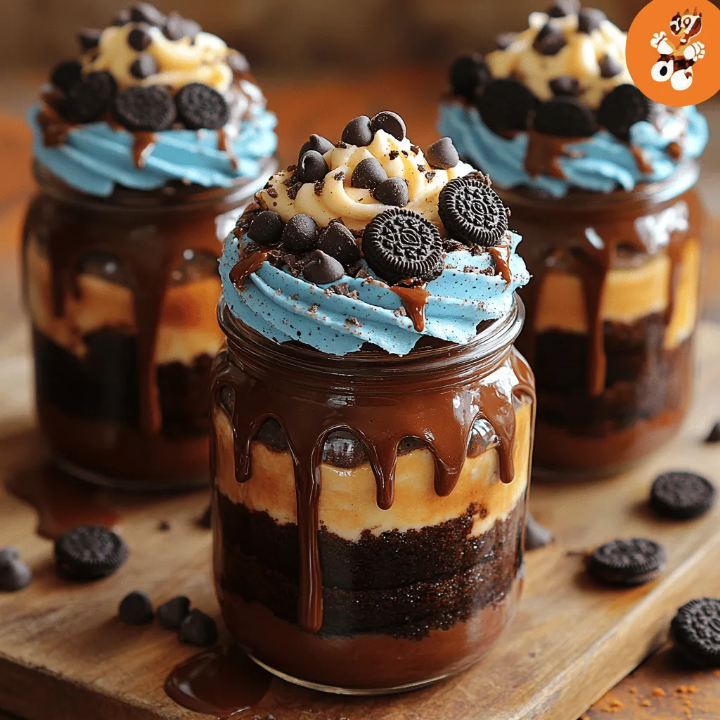 To create the perfect Cookie Monster Cake Jars, understanding the ingredients is essential. Each component plays a significant role in building flavor, texture, and visual appeal. Here’s a breakdown of the key ingredients you’ll need:
