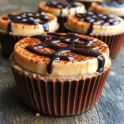 Protein Peanut Butter Cheesecake Cups are a delightful fusion of creamy cheesecake and rich peanut butter, all while being guilt-free. This recipe is a fantastic way to indulge in dessert without the usual calorie overload, thanks to the carefully chosen ingredients that offer both health benefits and taste. With each bite, you’ll experience the satisfying combination of textures and flavors, making these cups a perfect post-workout treat or a sweet snack during the day.