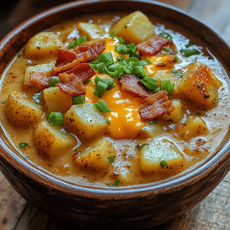 As the chill of autumn settles in and winter approaches, there's nothing quite like a steaming bowl of soup to warm your soul and comfort your taste buds. Enter the Heavenly Potato Bacon Bliss Soup—a dish that encapsulates the essence of comfort food while bringing together a symphony of flavors that indulgently dance on your palate. This delightful creation is not only perfect for chilly days but also makes for an inviting centerpiece at casual gatherings with friends and family.