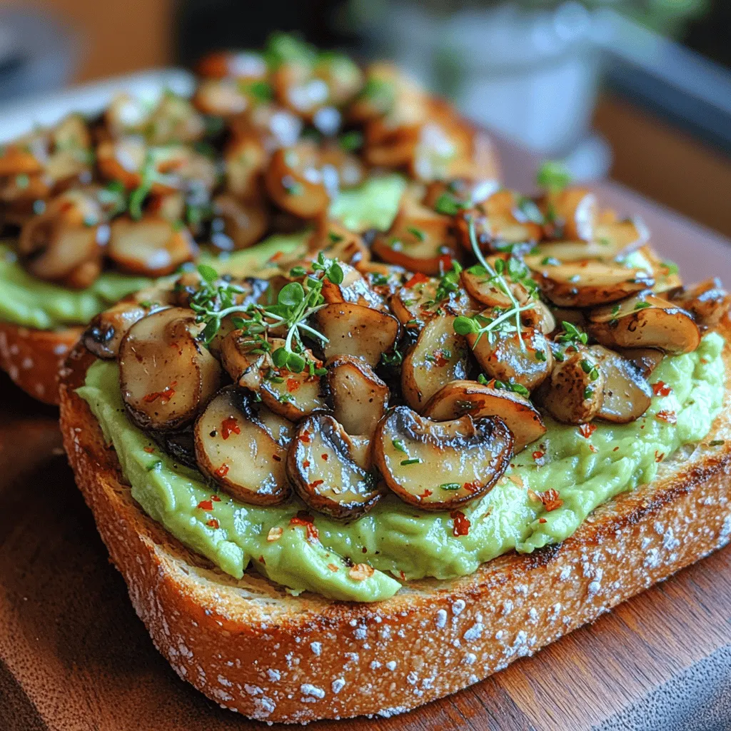 In the world of modern cuisine, few dishes have captured the hearts and palates of food lovers quite like the Savory Mushroom Avocado Toast. This delightful pairing marries the creamy richness of ripe avocados with the earthy, umami-packed flavors of sautéed mushrooms. The result? A culinary experience that not only tantalizes the taste buds but also offers a wealth of nutritional benefits. As the trend of vibrant, health-conscious eating continues to gain momentum, this dish stands out as a perfect option for any time of day—whether you’re in need of a quick breakfast, a light lunch, or a satisfying snack.