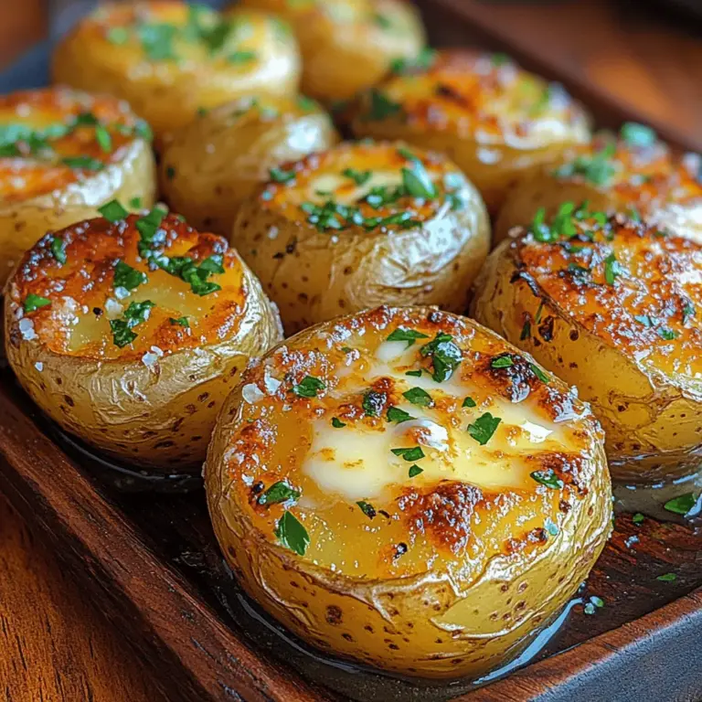 Baked Garlic Butter Potatoes are a delightful and easy side dish that can elevate any meal with their comforting flavors and simplicity. As a versatile addition to your culinary repertoire, these potatoes bring together the rich, savory taste of garlic and butter, making them an irresistible choice for any occasion. Whether you're hosting a festive gathering or preparing a cozy weeknight dinner, Baked Garlic Butter Potatoes are sure to impress your family and friends.