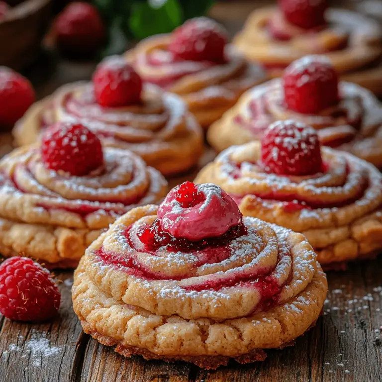 Shortbread cookies are a timeless classic that evoke nostalgia with every crumbly bite. Their rich, buttery flavor and melt-in-your-mouth texture make them a favorite among cookie lovers of all ages. Traditionally enjoyed during festive occasions or as a delightful accompaniment to tea, these cookies have stood the test of time thanks to their simplicity and versatility. Today, we’re taking this beloved treat to new heights with a delightful twist: Raspberry Swirl Shortbread Cookies.