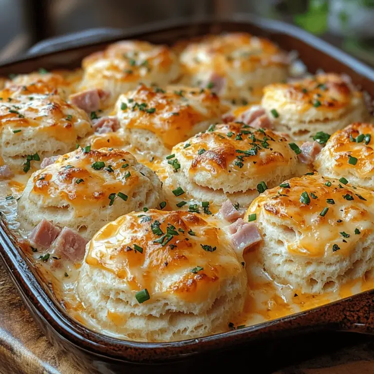 In the world of comfort food, biscuits hold a special place in many hearts. The growing trend of "swim biscuits" has taken this beloved staple to new heights, adding an exciting twist that elevates the humble biscuit into something indulgent and flavorful. Ham & Cheese Butter Swim Biscuits are a perfect example of this trend, combining savory ham and sharp cheddar cheese with a buttery, rich base that makes them irresistible.