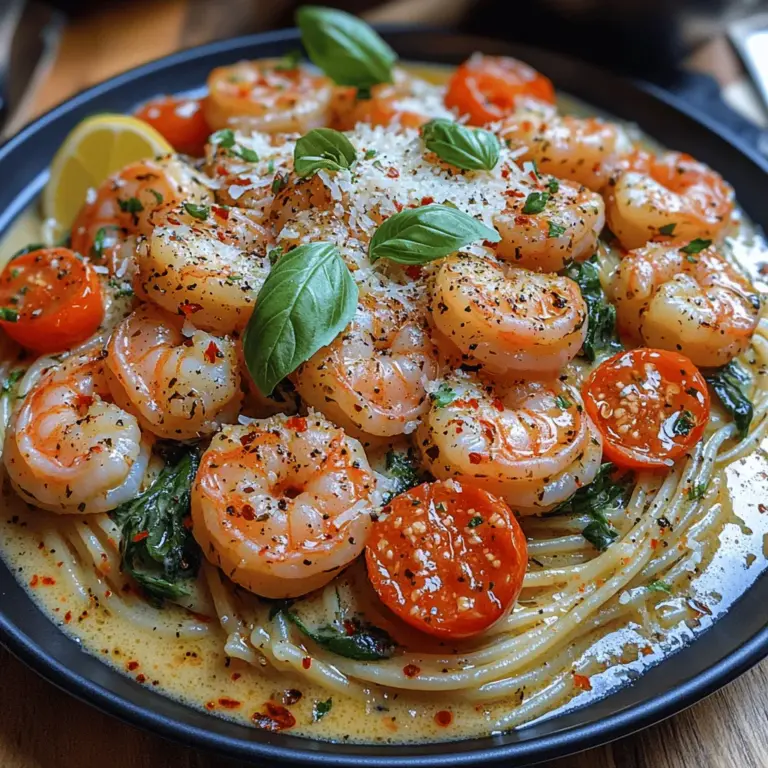 If you're a seafood enthusiast looking for a dish that perfectly encapsulates the flavors of the ocean, then look no further than Shrimp Delight Pasta in Garlic Butter Sauce. This culinary masterpiece combines succulent shrimp with a medley of fresh vegetables, all enveloped in a rich and aromatic garlic butter sauce. Whether you're preparing a cozy weeknight dinner or hosting a special gathering, this recipe is an ideal choice that promises to tantalize your taste buds and impress your guests.