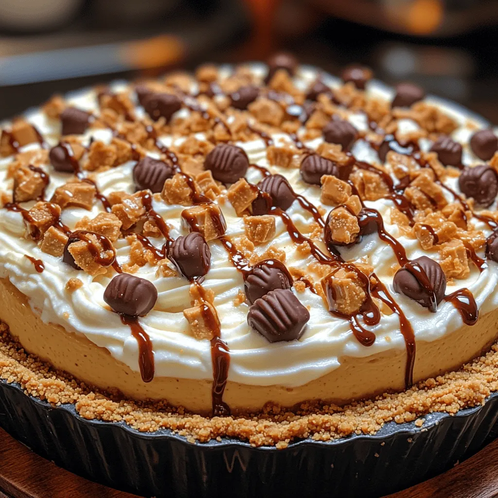 To craft the perfect Creamy Dreamy Reese's Peanut Butter Pie, it is essential to understand the role of each ingredient in creating the final product. Below is an overview of the key components that come together to make this dessert truly special.