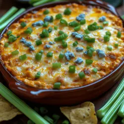 Buffalo chicken dip has become a staple in many households, especially during parties and game day gatherings. This creamy, spicy, and cheesy dip is a crowd-pleaser that never fails to impress. Whether you’re hosting friends for a football game or simply looking to enjoy a delicious snack, spicy cheesy Buffalo chicken dip is the perfect choice. Its blend of flavors—heat from the hot sauce, creaminess from the cheese and dairy, and savory goodness from the chicken—creates a harmonious taste experience that keeps everyone coming back for more.