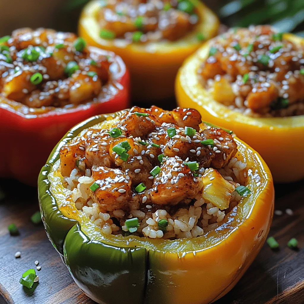 At the heart of Teriyaki Pineapple Chicken & Rice Peppers lies a unique flavor combination that captivates the palate. The dish is inspired by Asian cuisine, particularly the beloved teriyaki sauce, which is known for its sweet and savory notes. This sauce, made from soy sauce, sugar, and various seasonings, provides a rich, umami flavor that beautifully complements the sweetness of pineapple.