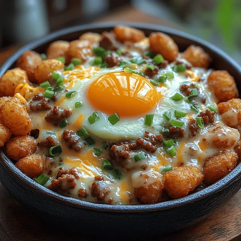 If you're looking for a breakfast that hits all the right notes—comfort, flavor, and heartiness—then the Tater Tot Breakfast Bowl with Sausage Gravy is your answer. This dish combines crispy tater tots, savory sausage gravy, and a medley of toppings to create a satisfying breakfast experience that can easily become a family favorite. It's no wonder breakfast bowls have surged in popularity; they offer an irresistible way to enjoy a variety of flavors and textures all in one meal.