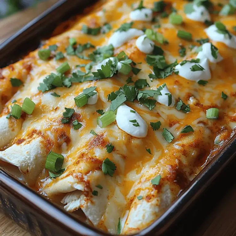 When it comes to comfort food that satisfies both the palate and the soul, creamy white chicken enchiladas hold a special place in many hearts. This dish combines tender, shredded chicken enveloped in soft flour tortillas, all smothered in a rich, creamy sauce that is both indulgent and delightful. The allure of creamy white chicken enchiladas lies not only in their heavenly taste but also in their versatility—they can be a staple for family dinners, a hit at gatherings, or an easy meal prep option that keeps on giving throughout the week.