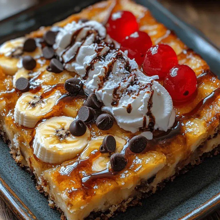 If you’re in search of a dessert that is not only delectable but also incredibly easy to make, look no further than the Banana Split Dump Cake. This delightful treat combines the beloved flavors of the classic banana split into a simple cake form, making it an ideal choice for family gatherings, potlucks, or even just a sweet finish to a weeknight dinner. The Banana Split Dump Cake offers a nostalgic nod to the traditional banana split, allowing you to enjoy its rich, fruity flavors without the fuss of a complicated recipe.