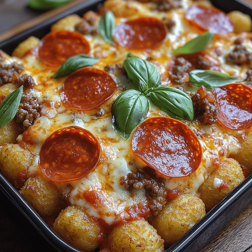 In recent years, casseroles have surged in popularity, becoming a go-to choice for home cooks looking for quick, satisfying meals. Whether it's a cozy family dinner or a potluck gathering, casseroles offer the perfect solution for feeding a crowd with minimal effort. Among the myriad of casserole variations, the Pepperoni Pizza Tater Tot Casserole stands out as a delightful fusion of flavors that promises to please both kids and adults alike. This dish combines the beloved elements of pizza with the nostalgic comfort of tater tots, creating a playful, hearty meal that's perfect for any occasion.