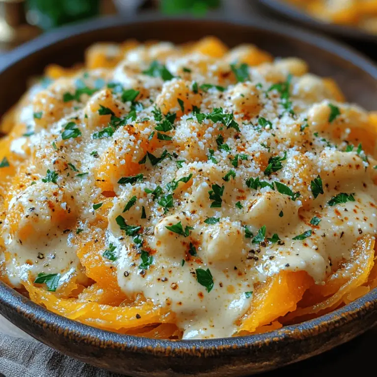 In recent years, there has been a noticeable shift in culinary trends, with more people embracing plant-based dishes. Whether motivated by health concerns, environmental factors, or ethical considerations, individuals are increasingly seeking alternatives to traditional animal-based products. Among these alternatives, creamy spaghetti squash Alfredo has emerged as a standout dish, captivative both vegans and non-vegans alike. This delightful recipe not only offers a guilt-free indulgence but also allows you to enjoy the comforting essence of Alfredo sauce without the heaviness of traditional pasta.