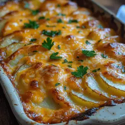 Scalloped potatoes, a timeless comfort food, have graced dinner tables for generations, captivating taste buds with their rich, creamy texture and cheesy goodness. This classic dish, often served as a side, elevates any meal with its indulgent flavors and heartwarming appeal. Whether enjoyed during cozy family dinners, holiday feasts, or potluck gatherings, scalloped potatoes never fail to impress.