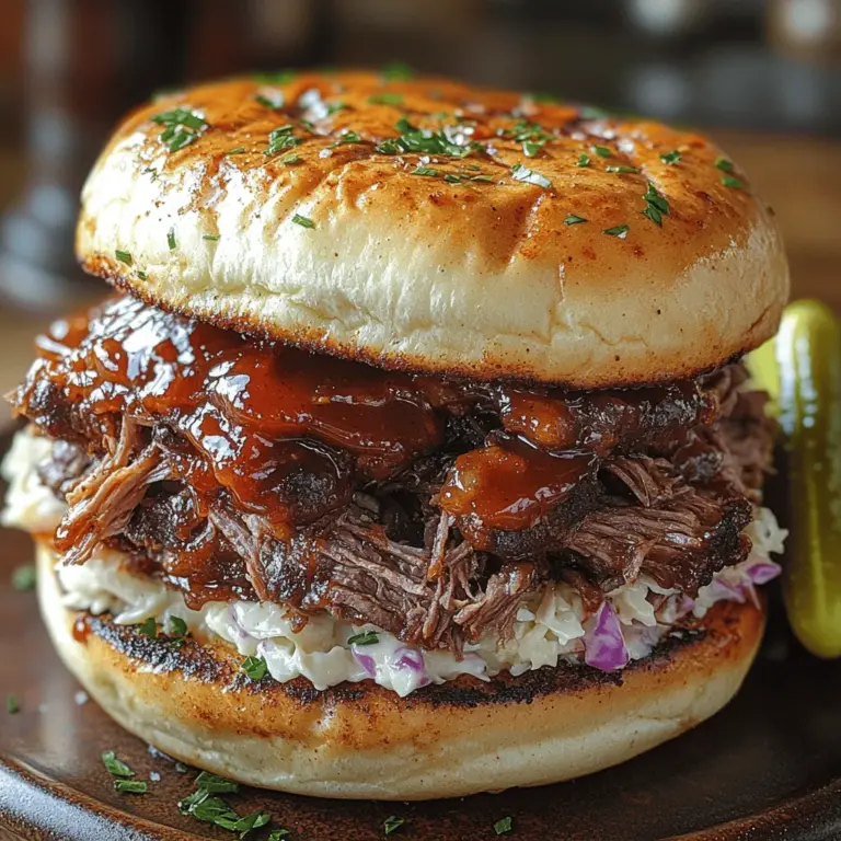 Pulled beef sandwiches have risen to immense popularity in the culinary landscape, offering a perfect blend of rich flavors and satisfying textures. This dish has become a staple at barbecues, family gatherings, and casual weeknight dinners alike, showcasing its versatility for any occasion. Whether you’re hosting a game day party or simply looking to indulge in a comforting meal at home, savory pulled beef sandwiches can elevate your dining experience with minimal effort. The comforting, melt-in-your-mouth beef paired with an array of toppings and sauces creates a delightful combination that satisfies both the palate and the soul.