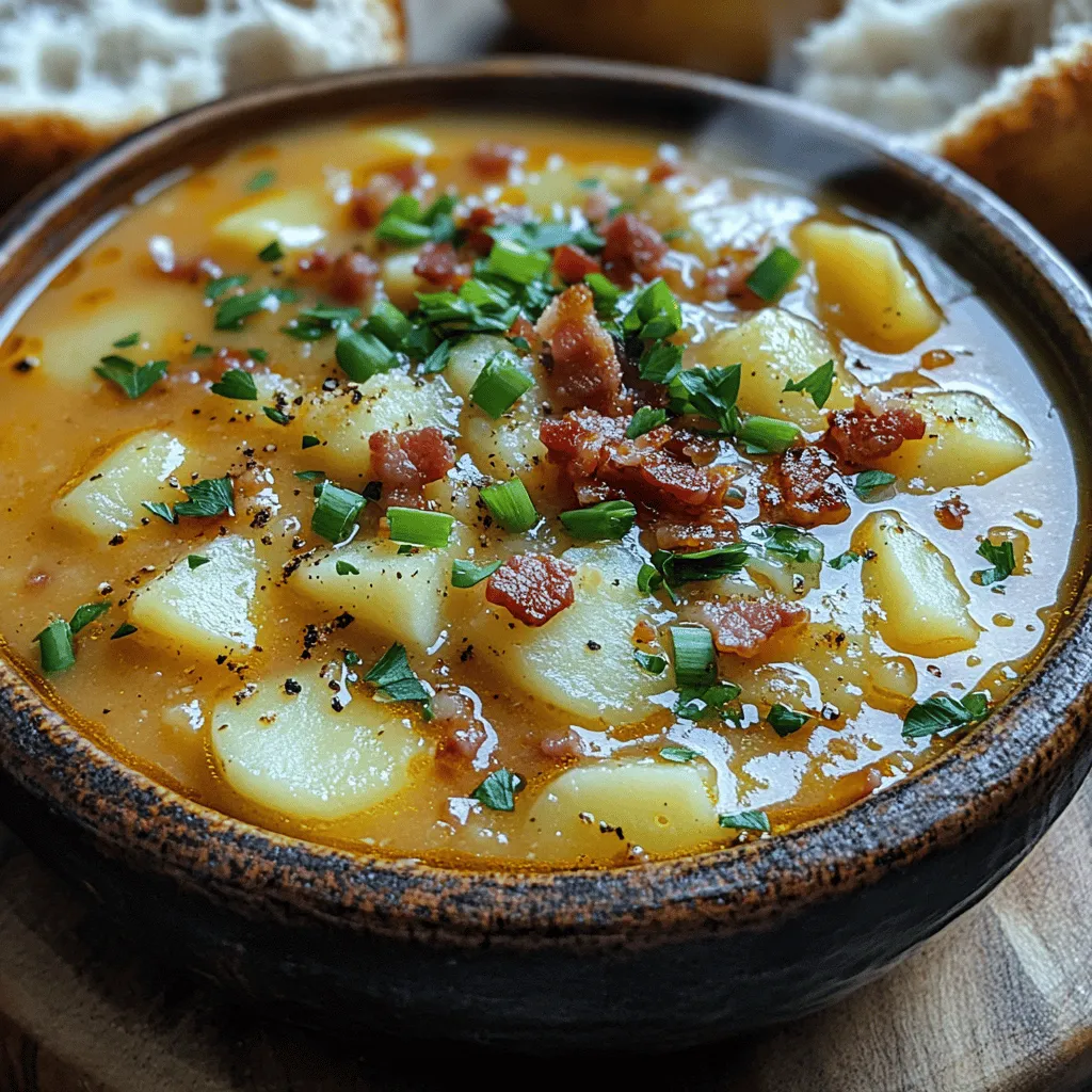 When the weather turns chilly, few things are more comforting than a warm bowl of soup. Enter Creamy Potato Bacon Bliss, a hearty dish that encapsulates the essence of comfort food. This delightful recipe marries the rich, smoky flavor of bacon with the creamy, velvety texture of potatoes, creating a satisfying meal that is perfect for cozy dinners or gatherings with family and friends. Not only is this soup easy to prepare, but it also allows for flexibility in ingredients, ensuring you can tailor it to your taste preferences.