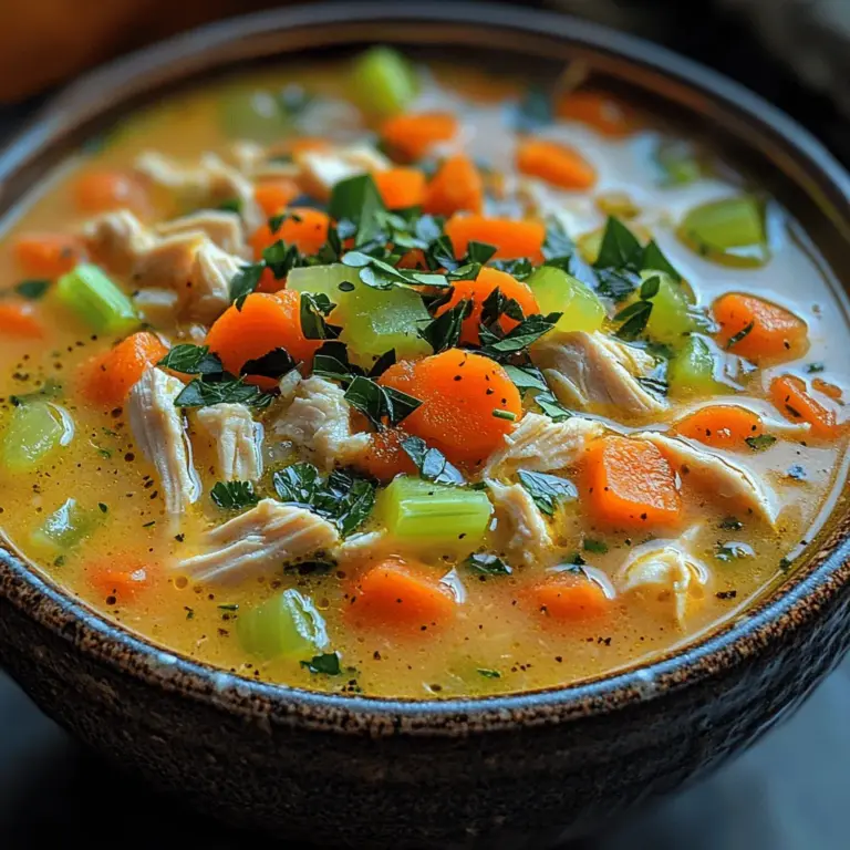 There’s something undeniably magical about a bowl of chicken soup. It’s a dish that transcends generations, often serving as the backdrop for cherished memories and heartfelt gatherings. The soothing warmth of this beloved classic has a way of wrapping its arms around you, much like a comforting hug from a loved one. Enter the "Marry Me Chicken Soup"—a recipe that not only warms your body but also stirs the heartstrings, making it an enchanting choice for romantic dinners or special occasions.