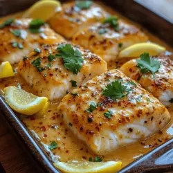 If you're looking to elevate your weeknight dinners or impress guests with a dish that boasts both flavor and health benefits, look no further than Tropical Delight Baked Cod in Coconut Lemon Cream Sauce. This dish combines the delicate, flaky texture of cod with a luscious, tropical-inspired sauce that transports your taste buds to a sun-soaked beach paradise. The interplay of coconut, lemon, and aromatic spices not only makes for an unforgettable meal but also offers a nutritious option for those seeking a lighter fare.