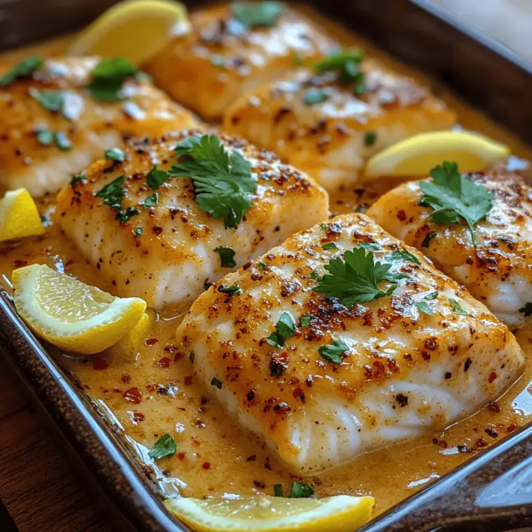 If you're looking to elevate your weeknight dinners or impress guests with a dish that boasts both flavor and health benefits, look no further than Tropical Delight Baked Cod in Coconut Lemon Cream Sauce. This dish combines the delicate, flaky texture of cod with a luscious, tropical-inspired sauce that transports your taste buds to a sun-soaked beach paradise. The interplay of coconut, lemon, and aromatic spices not only makes for an unforgettable meal but also offers a nutritious option for those seeking a lighter fare.