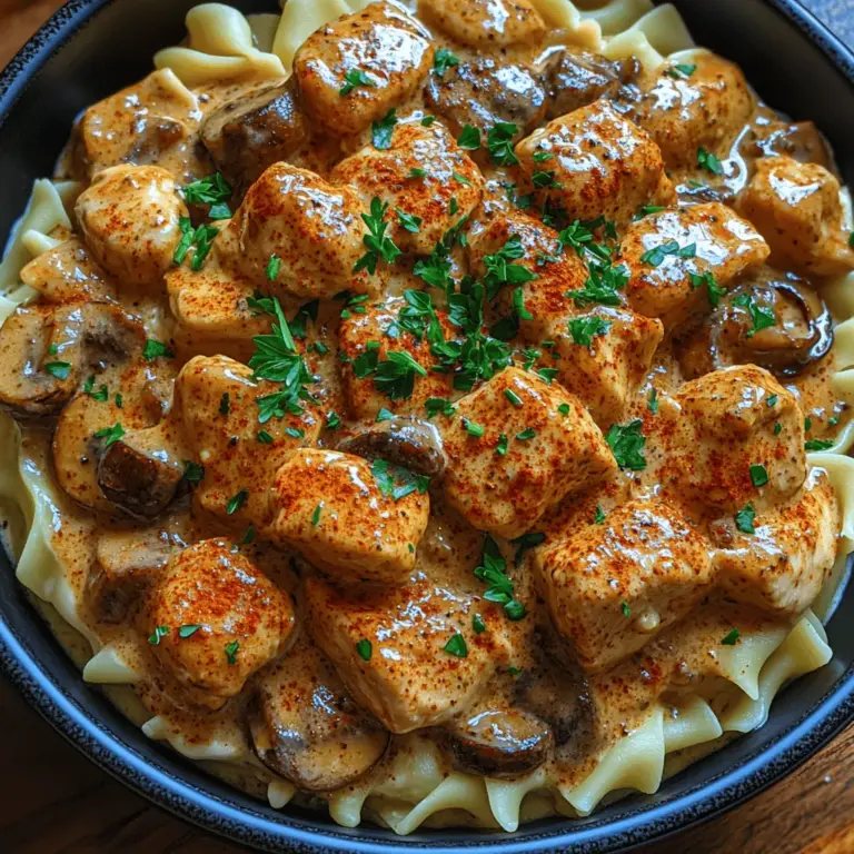 To create a truly unforgettable Chicken Stroganoff, it’s essential to understand the role of each ingredient that contributes to its depth of flavor and creamy texture. Here’s a closer look at the key components that make this dish so special: