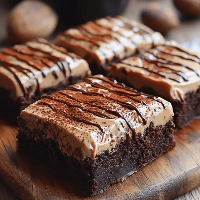 The heart of this dessert lies in the brownies themselves. The key ingredients include butter, sugars, eggs, and cocoa powder, which collectively form the rich base.