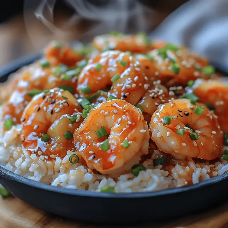 Sweet and Spicy Honey Garlic Shrimp is a delightful dish that tantalizes the taste buds with its perfect fusion of flavors. This recipe combines the sweetness of honey, the zest of garlic, and a kick of heat from chili sauce, creating a symphony of taste that is both comforting and exciting. Shrimp, with its naturally mild flavor and tender texture, serves as the ideal canvas for these bold ingredients, making this dish suitable for a variety of occasions—from a quick weeknight dinner to an impressive dish for entertaining guests.