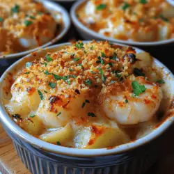 Seafood cassolette is a gourmet dish that combines the richness of the ocean with the comforts of a warm, creamy bake. Originating from the traditional cassolette, a French term that refers to a small dish used for baking or serving, this modern interpretation highlights a medley of fresh seafood enveloped in a luxurious sauce. The dish not only offers a feast for the palate but also an aesthetic delight, making it a popular choice for dinner parties and special occasions.
