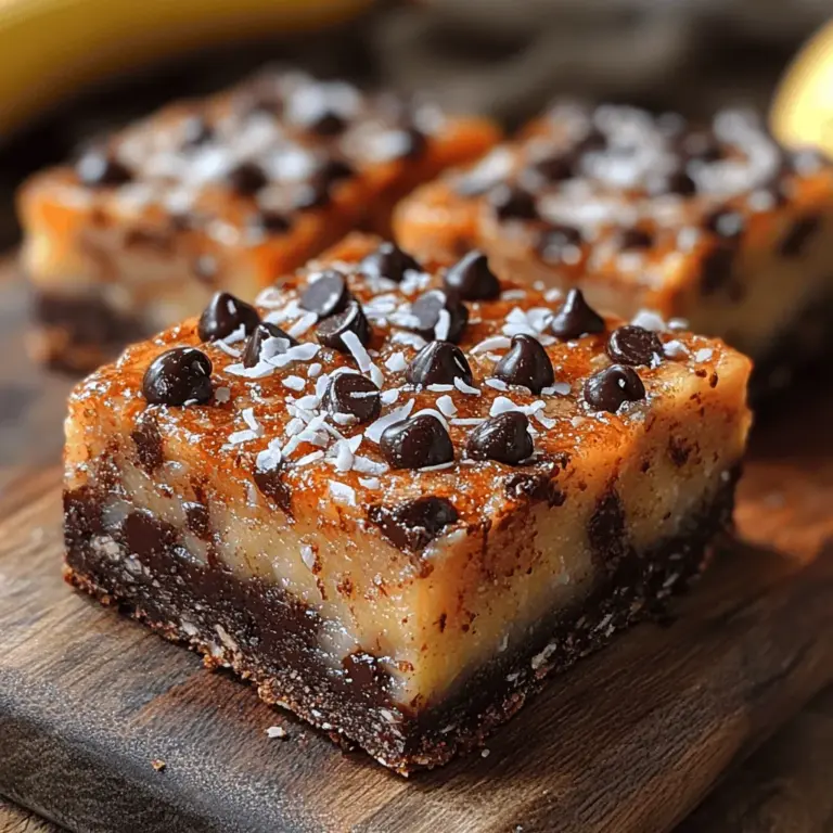 In the world of healthy snacking, Choco-Banana Bliss Bars stand out as a deliciously nutritious option that's both easy to make and irresistibly tasty. These bars combine the natural sweetness of ripe bananas with the rich flavor of cocoa, creating a delightful snack that satisfies your sweet tooth without compromising your health goals. Whether you're looking for a quick breakfast on the go, a wholesome treat for your afternoon slump, or a post-workout pick-me-up, these bliss bars have got you covered.