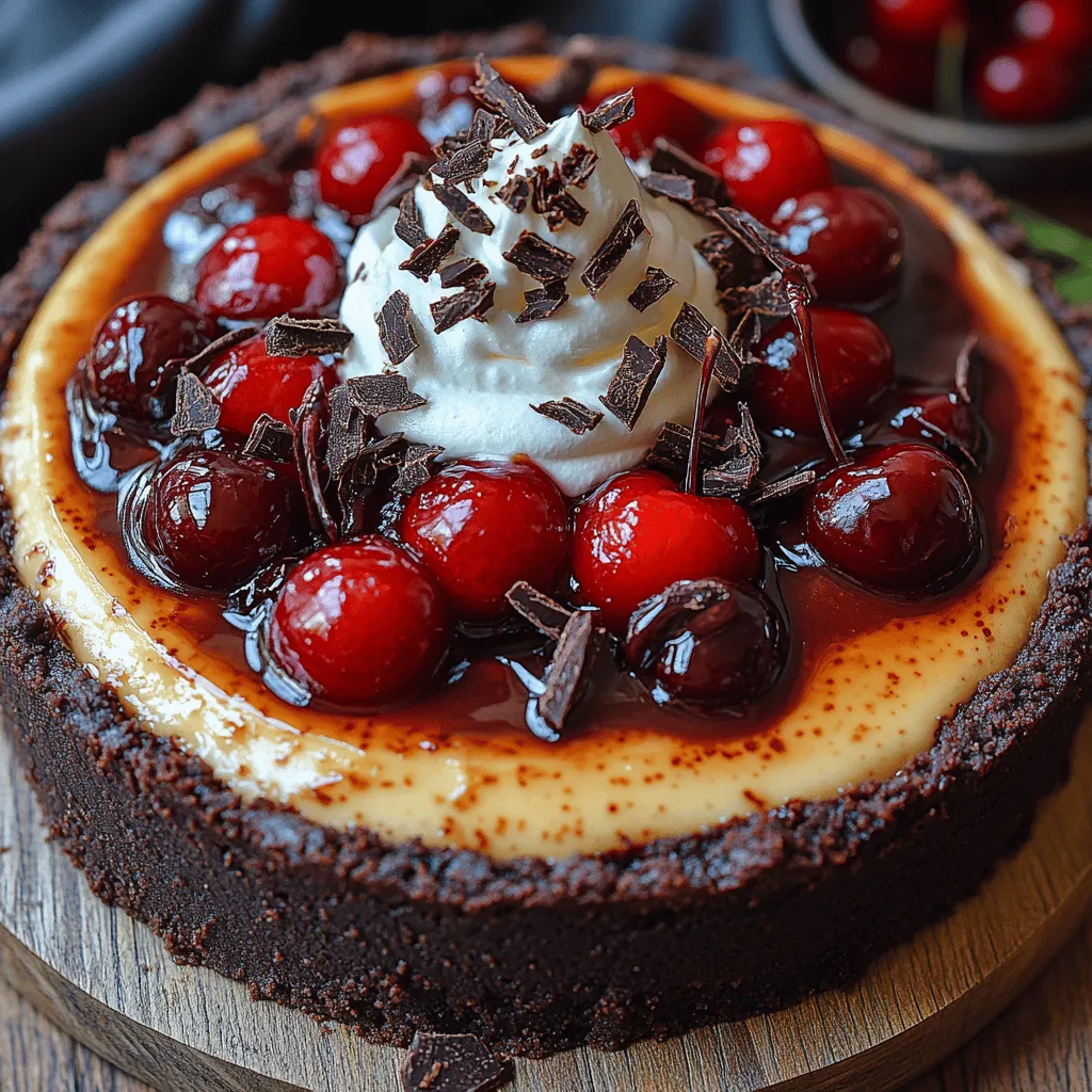 When it comes to desserts that leave a lasting impression, few can rival the allure of a decadent chocolate cherry cheesecake. This delightful combination of rich chocolate, tart cherries, and velvety cheesecake creates an indulgent treat that tantalizes the taste buds. Imagine the luscious layers of creamy cheesecake, complemented by the sweet and slightly tangy cherry filling, all resting on a chocolatey graham cracker crust. This dessert is not just a feast for the palate but also a visual delight, making it a perfect centerpiece for any occasion.
