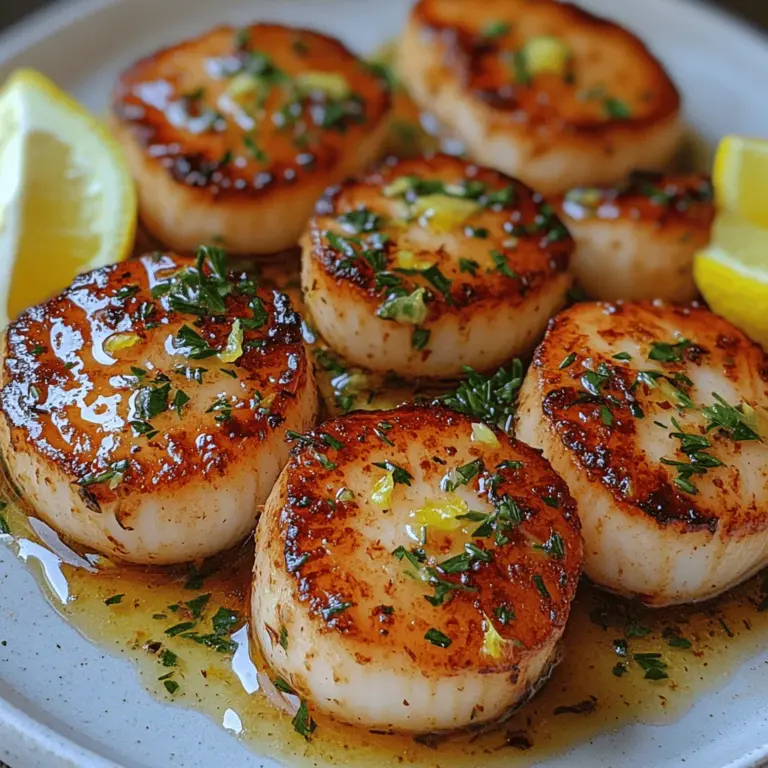 Scallops are often hailed as one of the ocean's most exquisite delicacies, treasured for their sweet, tender meat and their versatility in a variety of culinary applications. These bivalve mollusks are not only a delight to the palate but also elevate any dish, making them a favored choice for both home cooks and professional chefs alike. Whether served simply seared, nestled in a creamy pasta, or paired with vibrant vegetables, scallops can transform a meal into a gourmet experience.