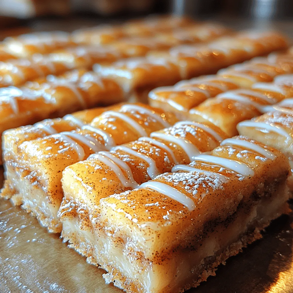 Cinnamon rolls have long held a special place in the hearts of dessert lovers everywhere. The warm, gooey goodness of freshly baked cinnamon rolls, with their intoxicating aroma wafting through the kitchen, is enough to make anyone's mouth water. But what if you could capture all that deliciousness in a more manageable form? Enter Cinnamon Roll Bliss Bars—an innovative twist on the classic cinnamon roll that transforms it into an easy-to-make, shareable dessert that is perfect for any occasion.