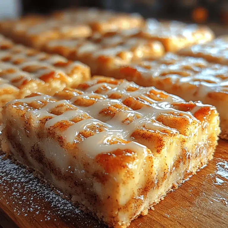 Cinnamon rolls have long held a special place in the hearts of dessert lovers everywhere. The warm, gooey goodness of freshly baked cinnamon rolls, with their intoxicating aroma wafting through the kitchen, is enough to make anyone's mouth water. But what if you could capture all that deliciousness in a more manageable form? Enter Cinnamon Roll Bliss Bars—an innovative twist on the classic cinnamon roll that transforms it into an easy-to-make, shareable dessert that is perfect for any occasion.