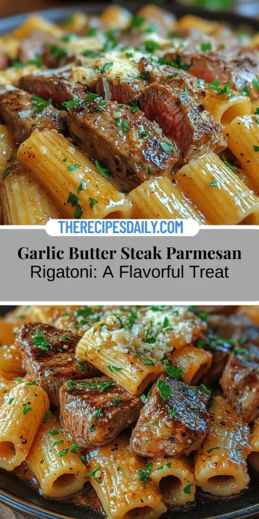 Discover the culinary delight of Garlic Butter Steak Parmesan Rigatoni, a dish that perfectly blends the rich flavors of juicy ribeye steak with hearty rigatoni pasta. Infused with aromatic garlic, fresh herbs, and creamy Parmesan cheese, this comforting meal is ideal for any occasion—from family gatherings to cozy dinners. Follow simple steps to create a luscious garlic butter sauce that elevates this indulgent dish to a new level of flavor and satisfaction. Perfect for impressing guests or enjoying a satisfying meal at home!