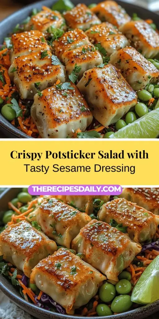 Discover a delightful twist on traditional flavors with this Crispy Potsticker Salad featuring a zesty sesame dressing. Perfect for lunch, dinner, or potlucks, this vibrant dish combines the satisfying crunch of crispy potstickers with a colorful array of fresh vegetables, enhancing both taste and nutrition. Learn how to prepare the potstickers, create a rich dressing, and assemble a salad that marries comfort and health in every bite. Enjoy a healthy, visually appealing meal that will excite your palate!